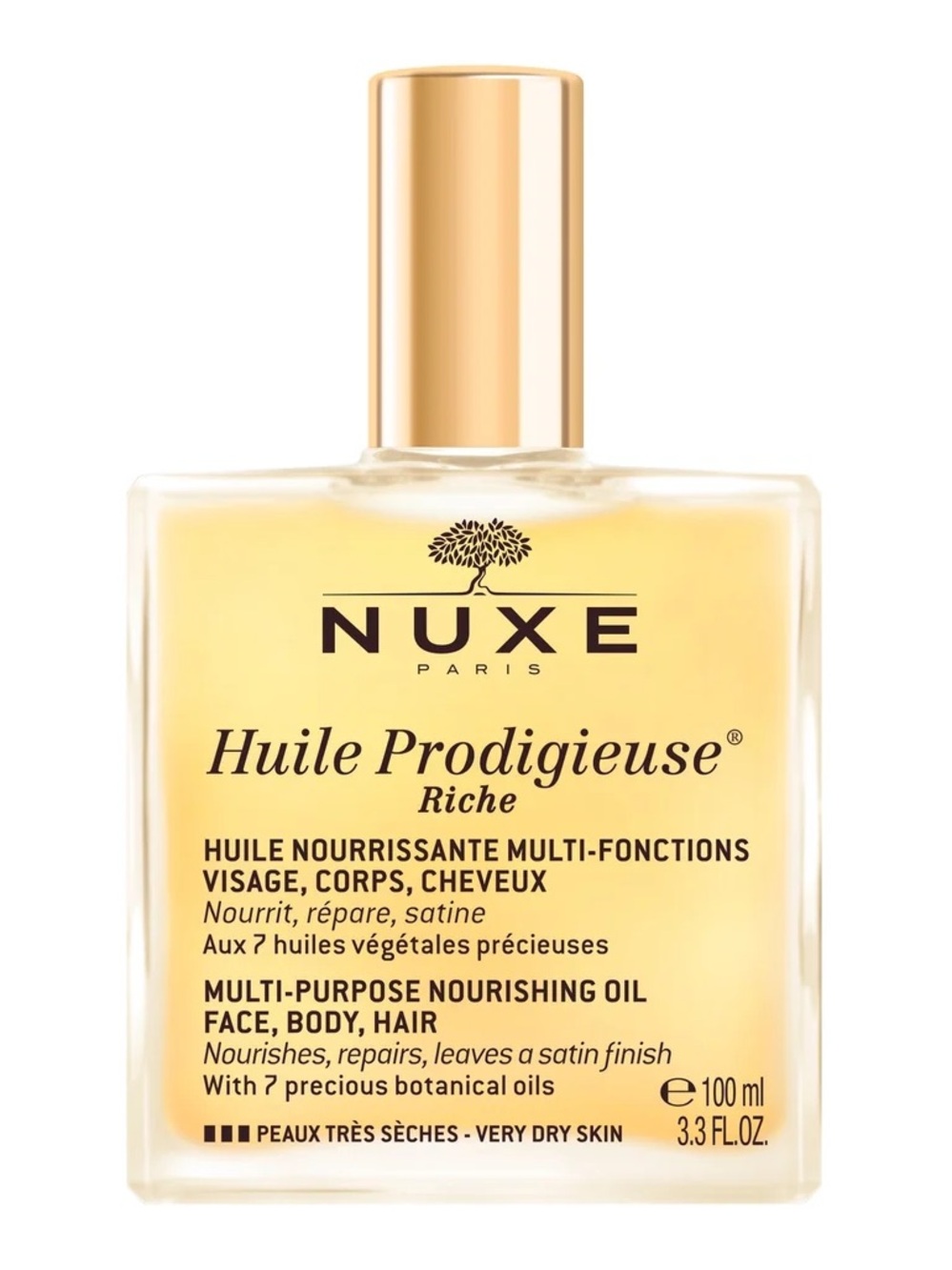 NUXE Huile Prodigieuse Riche Multi-Purpose Dry Oil 100ml 95% Full
